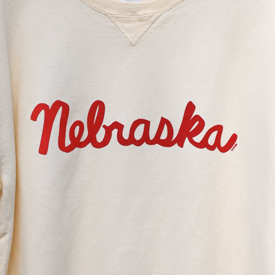 Nebraska Script Crewneck
