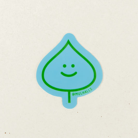 Leaf Smiley Sticker