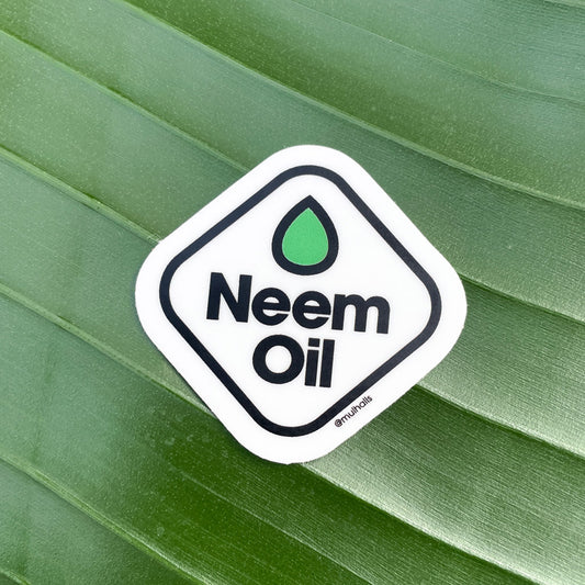 Neem Oil Sticker