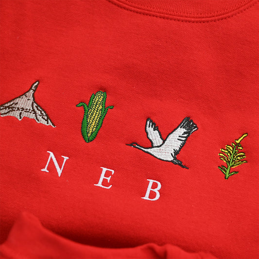 Nebraska Icon Crewneck