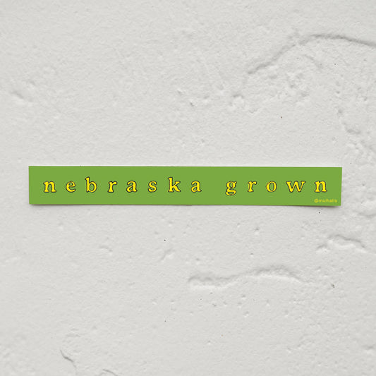 Nebraska Grown Sticker