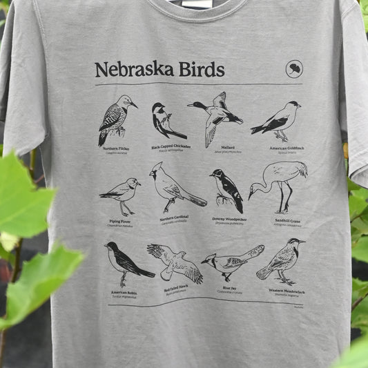 Nebraska Birds Short Sleeve T-Shirt