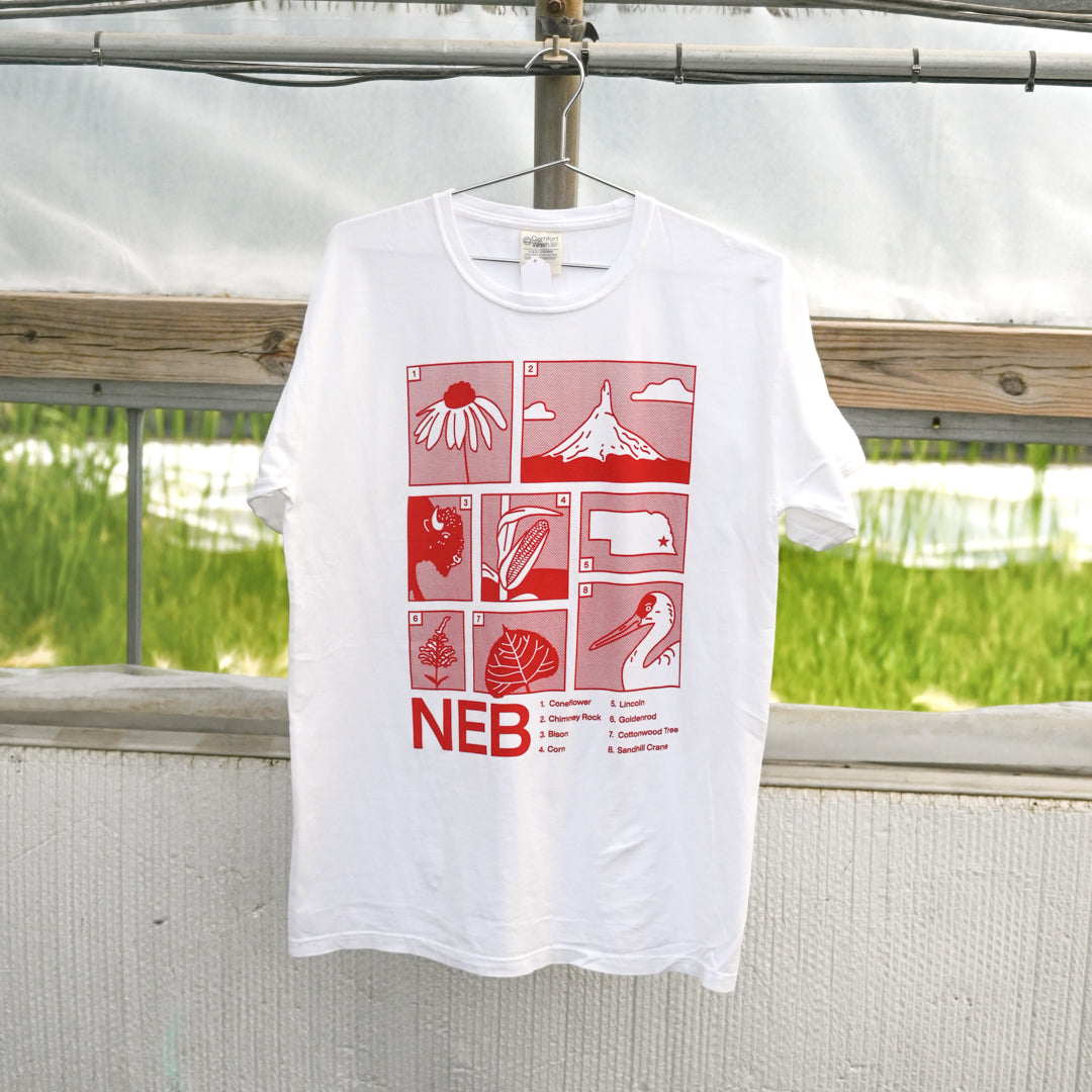 Nebraska Grid Short Sleeve T-Shirt