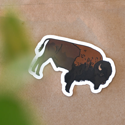 Bison Sticker