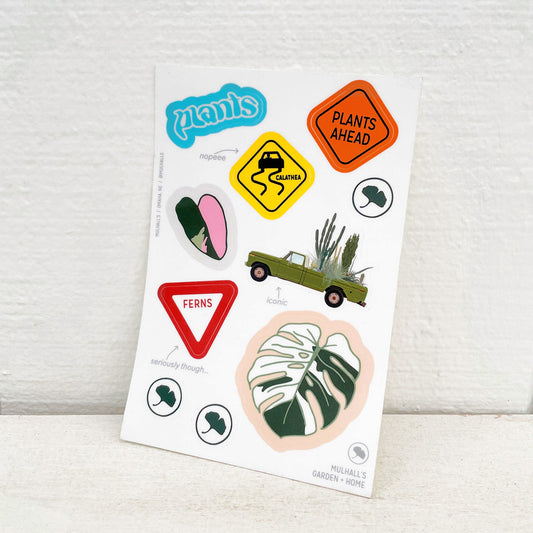 Road Sign Sticker Sheet